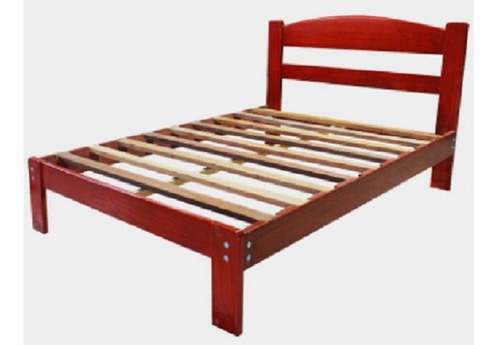 Cama De Dos Plazas De Madera 