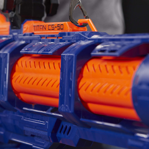 Nerf Elite Titan Cs-50 Blaster Motorizado Con 50 Dardos