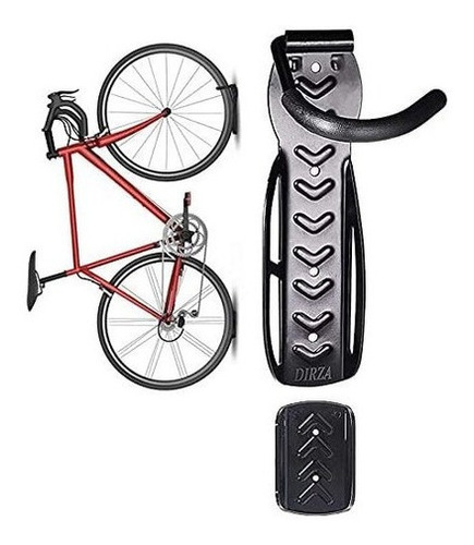 Dirza Bike Wall Mount Rack With Tire Tray - Vertical Bike 
