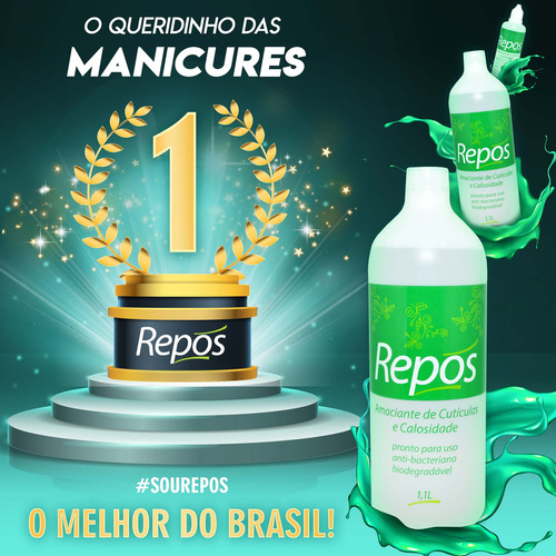 Amaciante De Cutículas E Calosidade Repós 1,1l