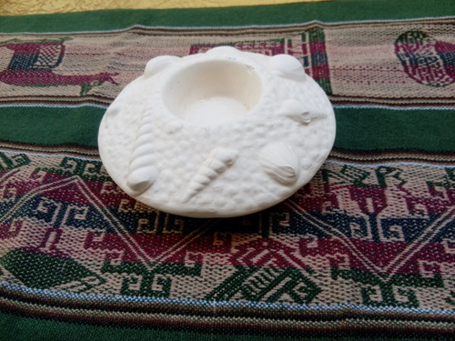 Imagen 2 de 2 de Molde De Yeso Para Cerámica - Barbotina Porta Velas Marino