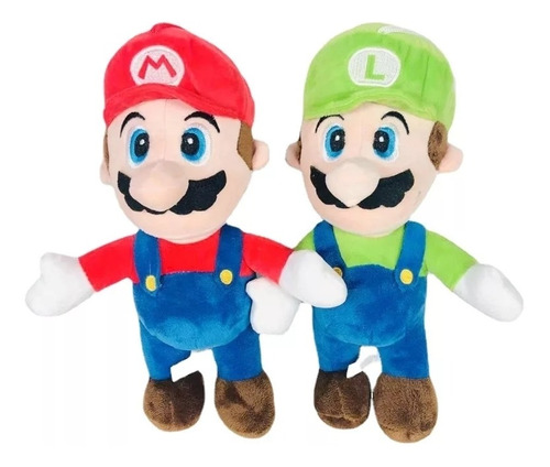 Peluche Mario Y Luigi 25cm Envío Gratis