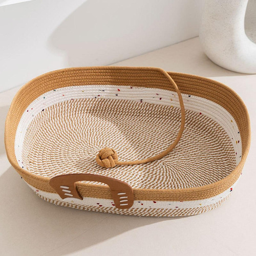 Cesta De Gato Tejido De Cuerda Cesta De Gato Accesorios Para