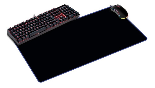 Mousepad Gamer Grande Speed 80x40cm Preto Antiderrapante