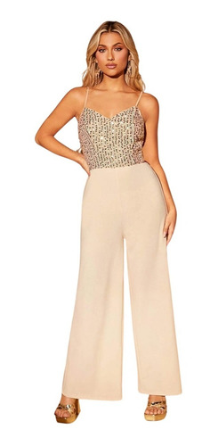 Entero Jumpsuit Mono Fiesta Lentejuela Pierna Ancha El 137