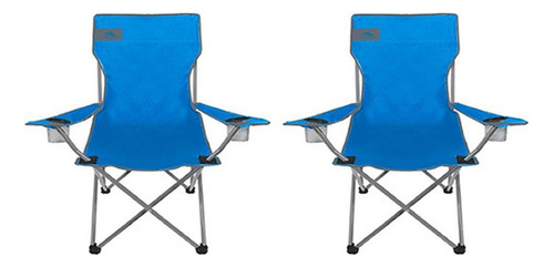 Silla Para Camping High Sierra X 2 Und Con Funda Azul