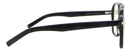 Lentes De Sol Saint Laurent Sl 545 001 58, Rectangulares, Uv