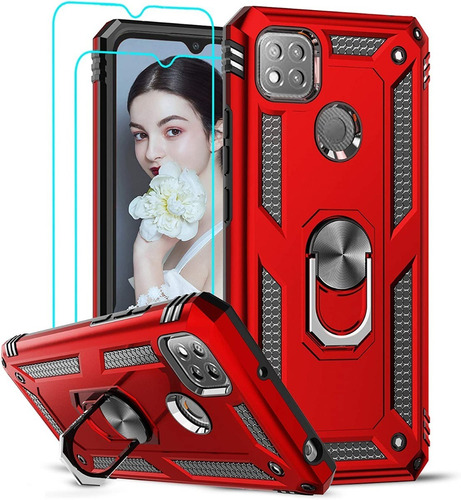 Estuche - Forro Tech Armor Le-yi Anillo Xiaomi Redmi 9c