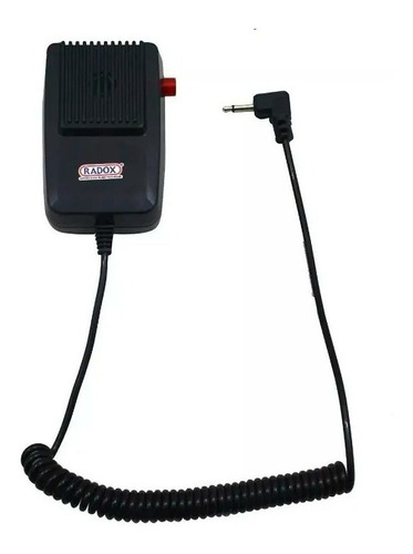 Imagen 2 de 3 de Megafono De Mano 9 PuLG C/ Microfono, Sirena 25w Radox