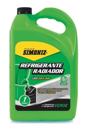 Refrigerante Radiador  Verde Galon 