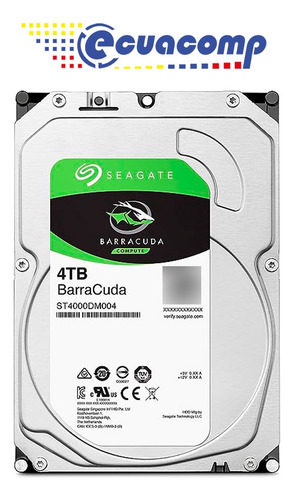 Disco Duro Seagate Barracuda 4tb Sata Pc 3.5 5400rpm 6 Gb/s