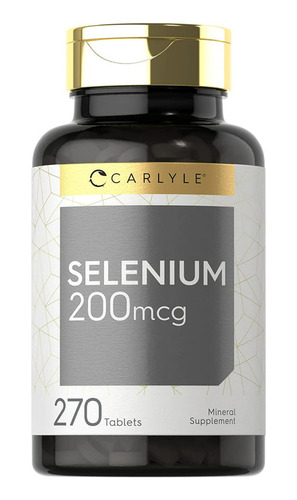 Selenio 200mcg,270 Tabletas Carlyle 