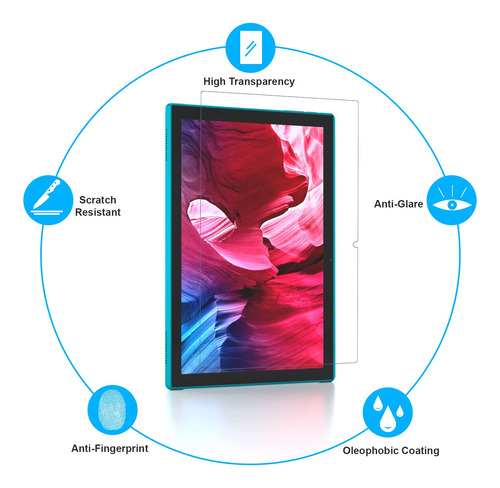 Protetor De Tela Zzb Tablet Zb10/yq10s 10.1 , Pacote Com 2