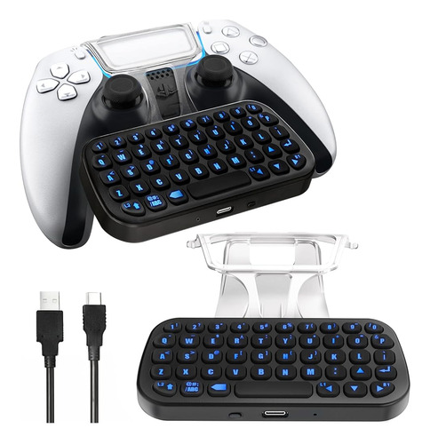 Nargos Ps5 Controller Keyboard Con Retroiluminación Playstat