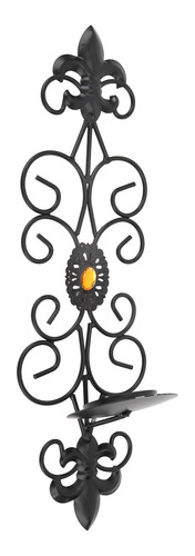 Candelabro De Pared Retro Con Incrustaciones De Diamantes