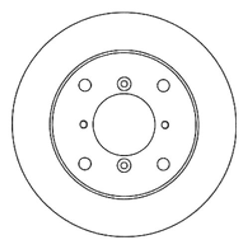 Disco Freno Delantero (231mm) Effa Ideal Ii 12