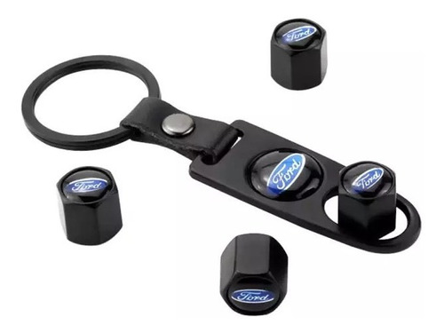 Tapa Valvulas Llanta Llavero Ford Kit Accesorios Carro