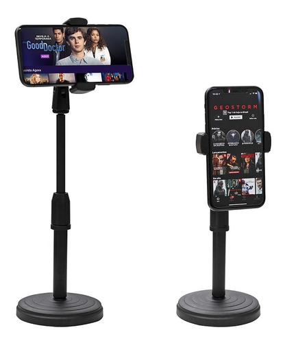Tripé Suporte Celular Smartphone Mesa Portátil Selfie 360º