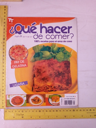 Revista Que Hacer De Comer Número 9 Año 1 (Usado)