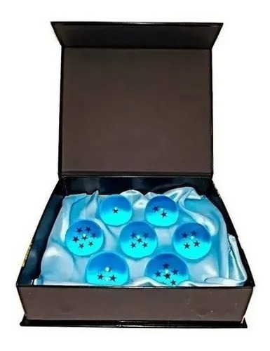 Esferas Dragon Ball Súper Azules X 7 Caja Original Ban Dai