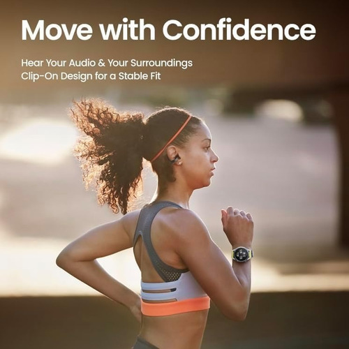 Amazfit Up Bluetooth Headphones Ai Noise Reduction Earphone Preto