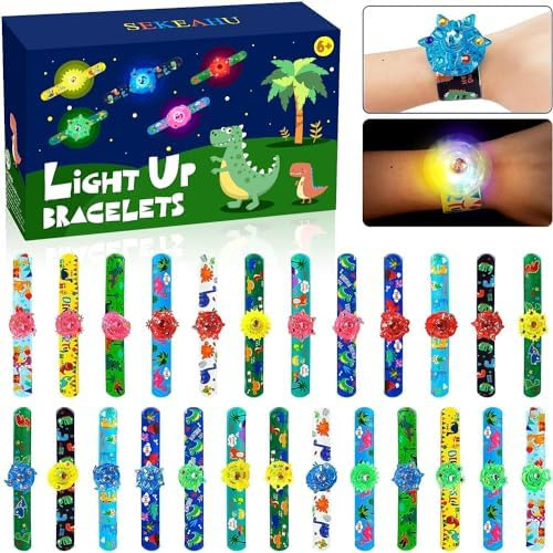 25 Pcs Pulseras Luminosas Led, Regalos De Fiesta De Din...