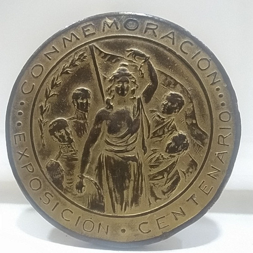 Antigua Medalla Exposición Centenario Capital 1910
