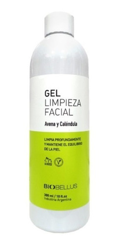 Gel Limpieza Facial Avena Y Calendula X 300 Ml Biobellus