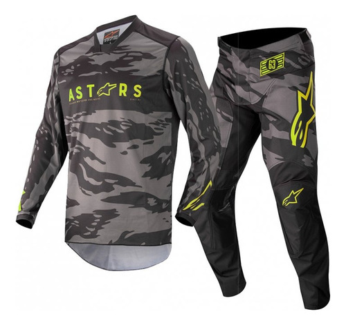 Conjunto Mx Alpinestars Racer Tactical 22-allmotors-