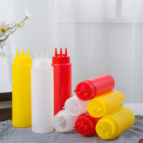 Botellas De Salsa Exprimibles (w-l), Ollas Para Condimentos