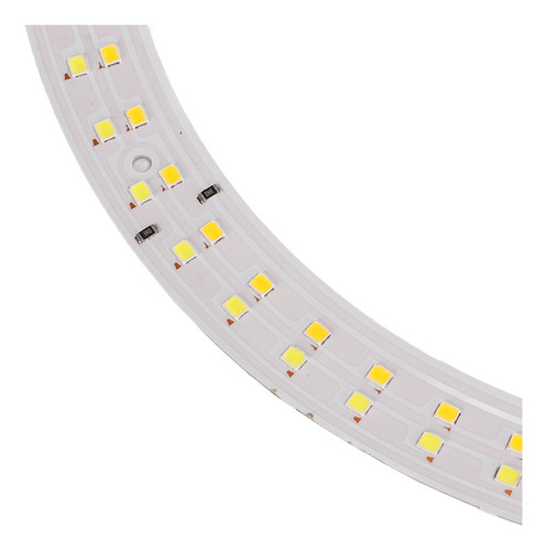 Placa Led Circular Con Mecha De 25 Cm, 10 Grados De Brillo,