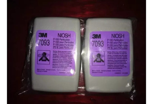 De Para Mascarilla Full Face 6800 Talla M 3m Con Filtro 7093