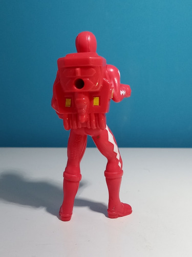 Muñeco Power Ranger Dino Thunder Rojo 2005 (Usado)