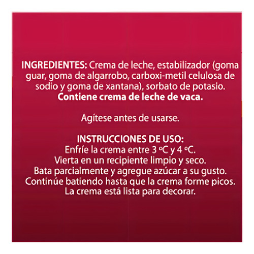 Crema Para Batir Lyncott 2 Pz De 980ml