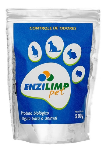 Enzilimp Pet 500g - Neutraliza Tira Mau Cheiro Xixi E Fezes