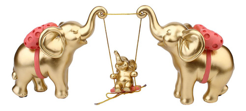Estatuilla Decorativa De , Adorno De Escritorio De Oro