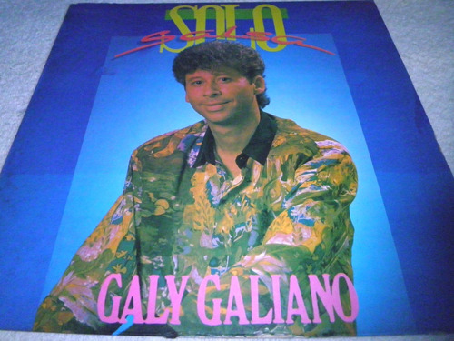 Disco De Vinyl 12'' Salsa Galy Galiano - Solo Salsa (1992)