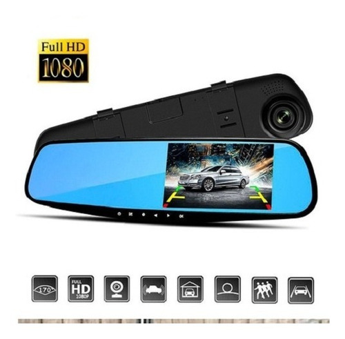 Imagen 1 de 1 de Retrovisor Doble Camara Frontal Y Retro Hd Oferta Dv