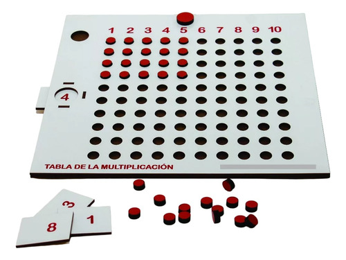 Tabla De La Multiplicacion Montessori Matematica Didactico