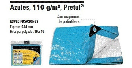 Lona Toldo Anti Uv 4 X 6 Mt Variedad De Colores Pretul Lp-46