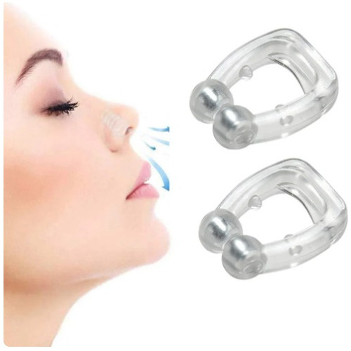 2 Piezas - Clip Magnético Dilatador Nasal Anti Ronquidos