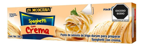 2 Pza Spaghetti La Moderna Con Crema 200 G