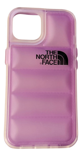 Funda Case Protector Para Iphone The North Face Uso Rudo Violeta Iphone 12