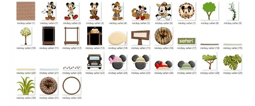 Mickey Safari Imágenes Png Sin Fondo
