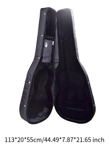 Funda Rígida Para Guitarra Popular Con Forro De 41 Pulgadas