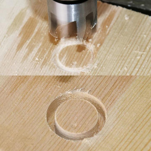Cortador De Tacos De Madera Con Orificio Para Tapones De Mad