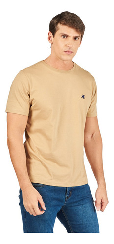 Remera Manga Corta Sunset Beige Oxford Polo Club