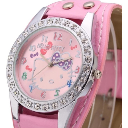 Relógio Feminino Pulso Hello Kitty Infantil Criança Adulto