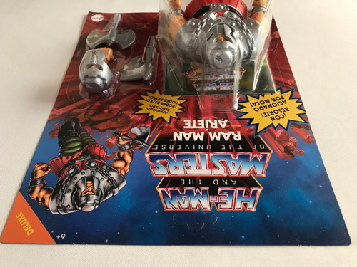 Ram Man Ariete Motu Origins Deluxe Retro Carton Mx Unpunched (Usado)