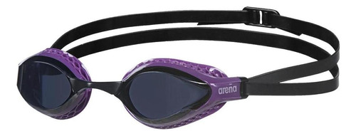 Gafas de natación Arena Airspeed con lentes ahumadas, color morado/negro